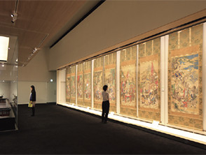 増上寺展示室壁面